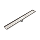 Nero Tile Insert V Channel 800X82Mm Floor Grate 50Mm Outlet Brushed Nickel