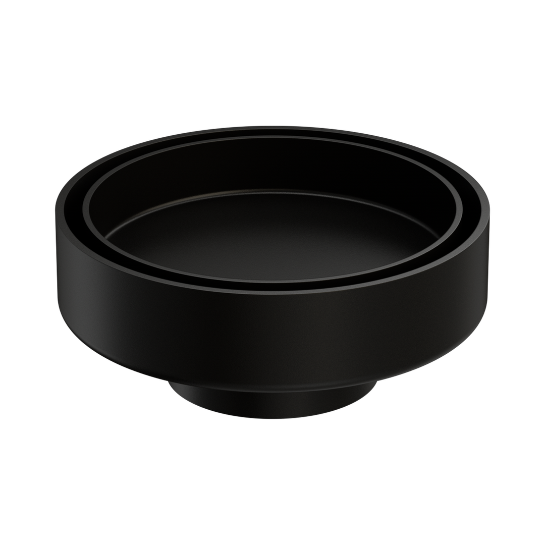 Nero 100Mm Round Tile Insert Floor Waste 50Mm Outlet Matte Black