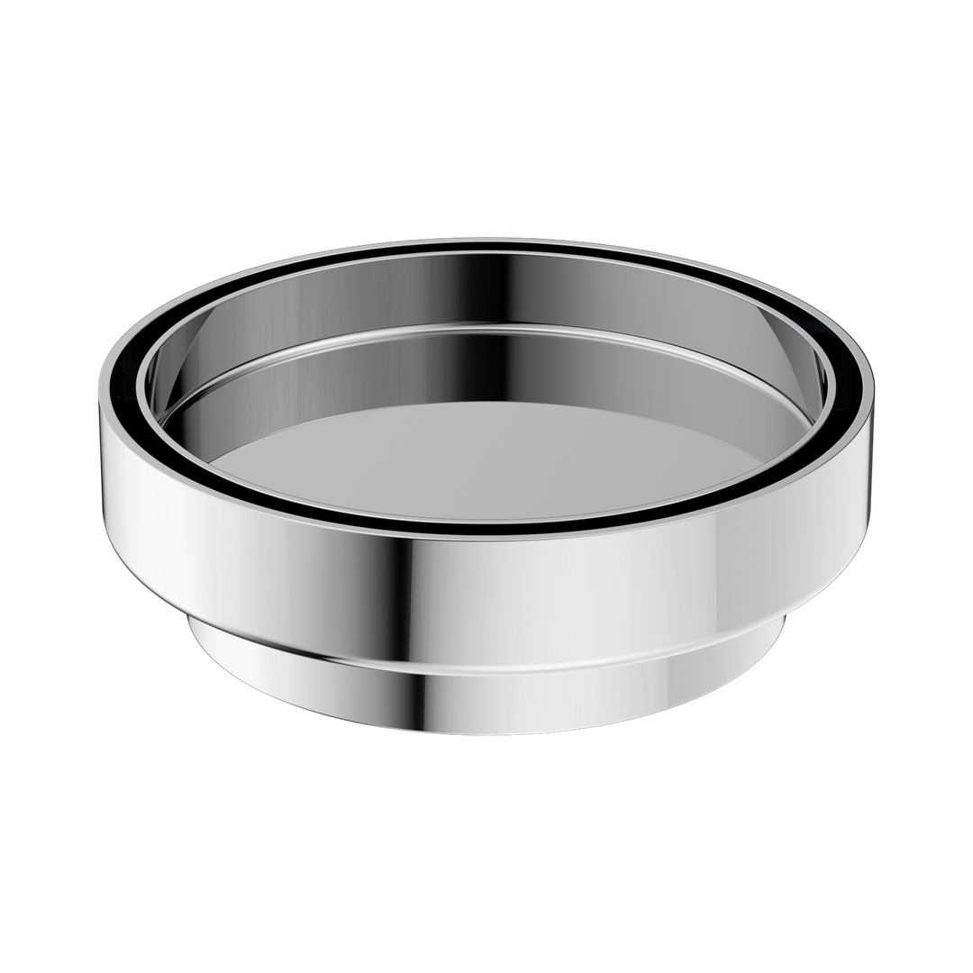 Nero 130Mm Round Tile Insert Floor Waste 100Mm Outlet Chrome
