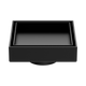 Nero 100Mm Square Tile Insert Floor Waste 50Mm Outlet Matte Black