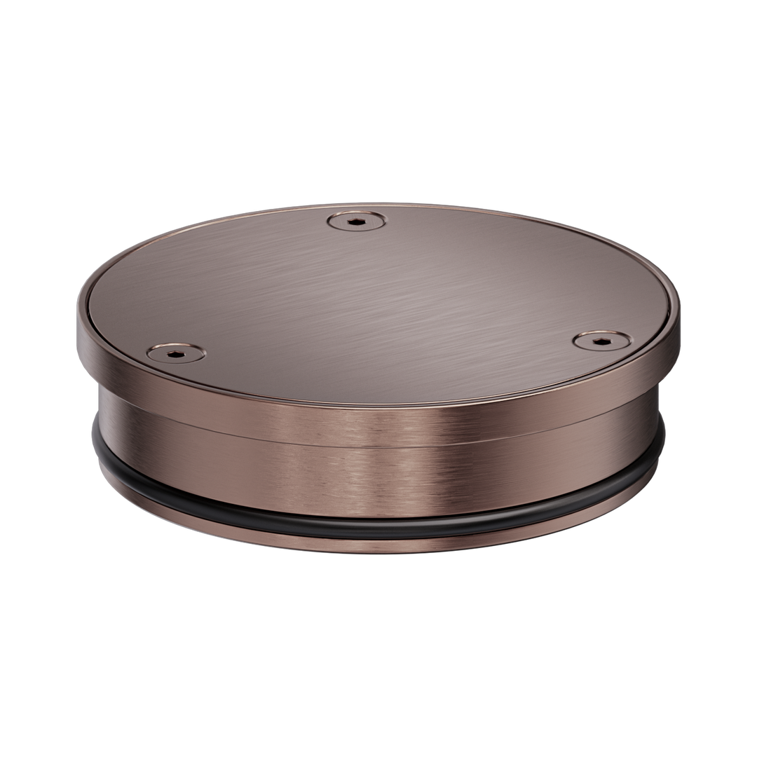 Nero 316L Stainless Round Clear Out 100Mm Outlet Brushed Bronze