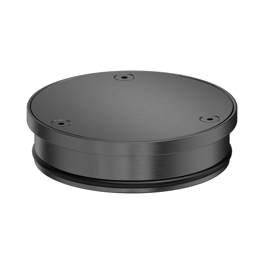 Nero 316L Stainless Round Clear Out 100Mm Outlet Graphite