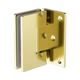 Nero 90 Degree Glass To Wall Shower Hinge 10Mm Glass Brushed Gold