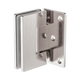 Nero 90 Degree Glass To Wall Shower Hinge 10Mm Glass Brushed Nickel