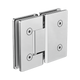 Nero 180 Degree Glass To Glass Shower Hinge 10Mm Glass Chrome