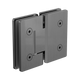 Nero 180 Degree Glass To Glass Shower Hinge 10Mm Glass Gun Metal