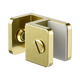 Nero Over-Panel Glass To Glass Fitting 10Mm Glass Brushed Gold