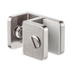 Nero Over-Panel Glass To Glass Fitting 10Mm Glass Brushed Nickel