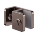 Nero Over-Panel Glass To Glass Fitting 10Mm Glass Brushed Bronze