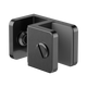 Nero Over-Panel Glass To Glass Fitting 10Mm Glass Gun Metal