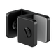 Nero Over-Panel Glass To Glass Fitting 10Mm Glass Matte Black