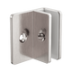 Nero Shower F Bracket 10Mm Glass Brushed Nickel