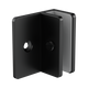 Nero Shower F Bracket 10Mm Glass Matte Black