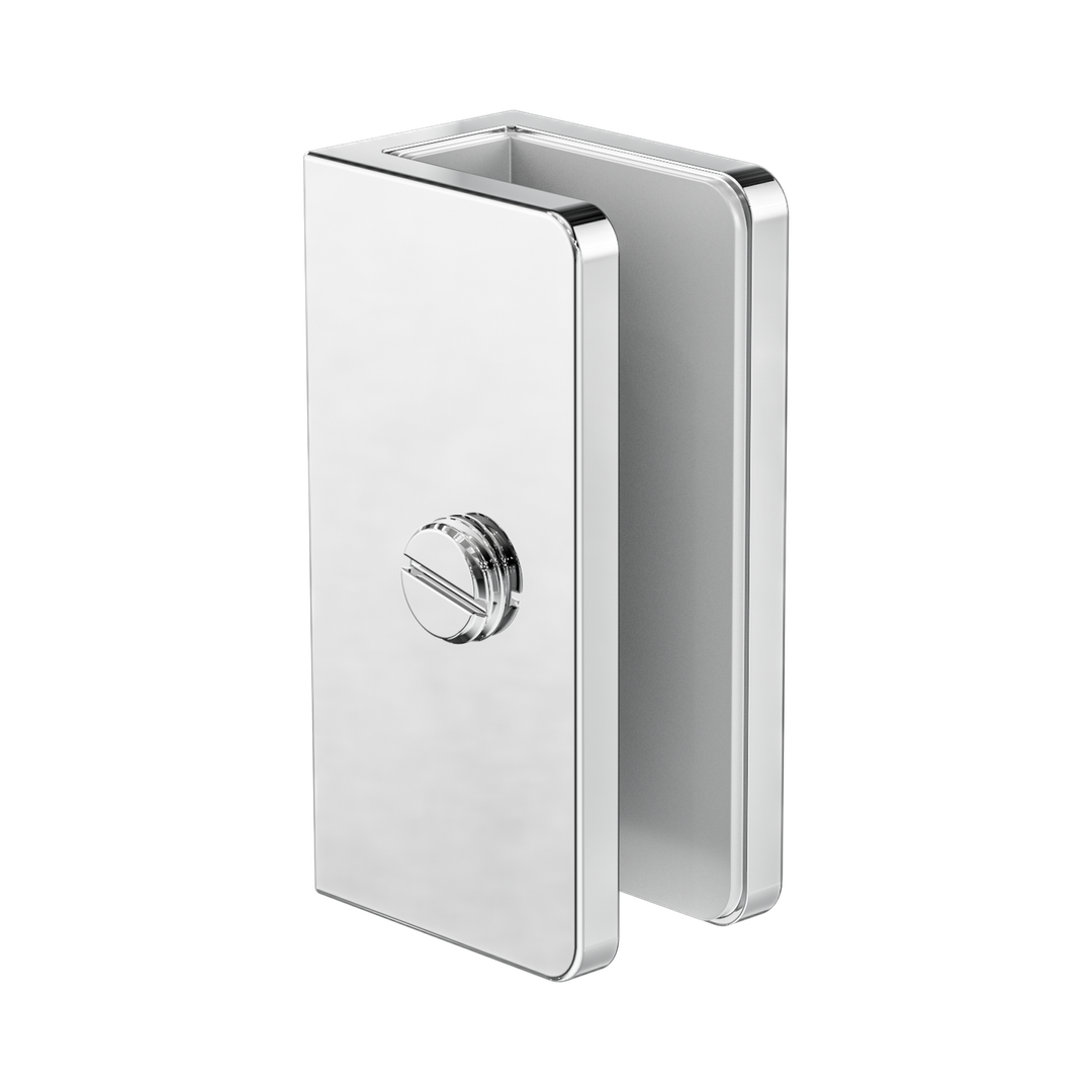 Nero Shower U Bracket 10Mm Glass Chrome