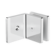 Nero 90 Degree Glass To Wall Bracket 10Mm Glass Chrome