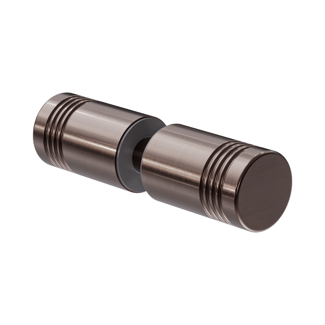 Nero Round Shower Knob Brushed Bronze