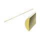 Nero Half Round Water Seal Rail 750Mm Brushed Gold