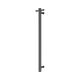Nero Mecca 240V Single Vertical Heated Towel Rail Graphite