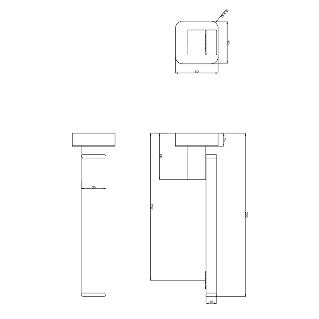 Aspire Nuovo 230Mm Swivel Bath Outlet Brushed Brass