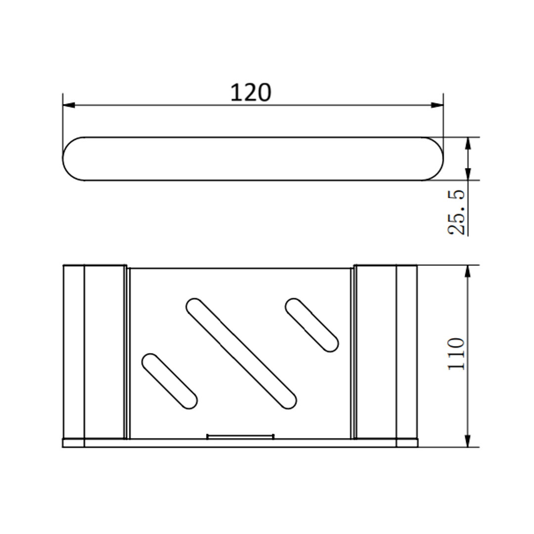 Aspire Nuovoair Metal Soap Shelf (Match Aspire Air And Nuovo) Brushed Nickel