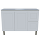 Timberline Nevada Classic 1200 Silksurface Top White Gloss U/C Basin On Legs