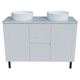 Timberline Nevada Classic 1200 Silksurface Top Dbl White Gloss A/C Basin On Legs