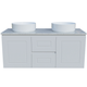 Timberline Nevada Classic 1200 Silksurface Top Dblwhite Gloss A/C Basin Wall Hung