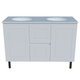 Timberline Nevada Classic 1200 Silksurface Dbl White Gloss U/C Basin On Legs