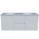 Timberline Nevada Classic 1200 Silksurface Top White Gloss U/C Basin Wall Hung