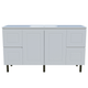 Timberline Nevada Classic Vanity 1500 Single Bowl Haven Dolomite Top On Legs