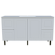 Timberline Nevada Classic Vanity 1500 Single Bowl Regal Acrylic Top On Legs