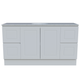 Timberline Nevada Classic Vanity 1500mm Left Wg Basin Silksurface Uc Top Floor