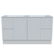 Timberline Nevada Classic Vanity 1500mm  Double Bowl Haven Top  Floor Standing