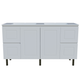 Timberline Nevada Classic Vanity 1500 Dbl Bowl Regal Acrylic Top On Legs