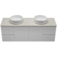 Timberline Nevada Classic WH Vanity1500mm 2-Bwl 20mm Silk Top & Ceramc A/Countr Basn