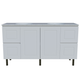 Timberline Nevada Classic 1500 Dbl Silksurface White Gloss U/C Basin On Legs