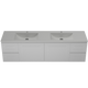 Timberline Nevada Classic Vanity 1800mm  Double Bowl Regal Acrylic Top  Wall Hung