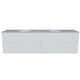 Timberline Nevada Classic Vanity 1800 Dbl Silksurface White Gloss U/C Basin W/H