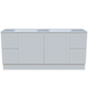 Timberline Nevada Classic Vanity 1800mm Double Bowl Stadium Top Floor Standing