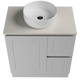 Timberline Nevada Classic Vanty 750 20mm Silk Top & Ceramic A/Countr Basn Floorstnd