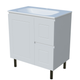 Timberline Nevada Classic Vanity 750mm Centre Bowl Stadium Top On Legs