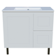 Timberline Nevada Classic Vanity 900mm Right Bowl Alpha Top On Legs