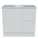 Timberline Nevada Classic  F/S Vanity 900mm Right Wg Basin Silksurface Uc Top