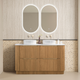Noveen Oakmere 1500Mm Freestanding Vanity Cabinet Only Golden Oak