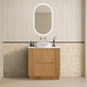 Noveen Oakmere 750Mm Freestanding Vanity Pristine White Golden Oak