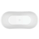 Oceano Oasis 1700X800 Freestanding Bath Includes White Overflow Waste Outlet