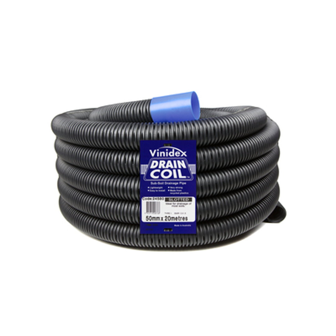 50Mm X 20Mt Corri Drain Pipe Slotted Sn8 Cl400 Coil