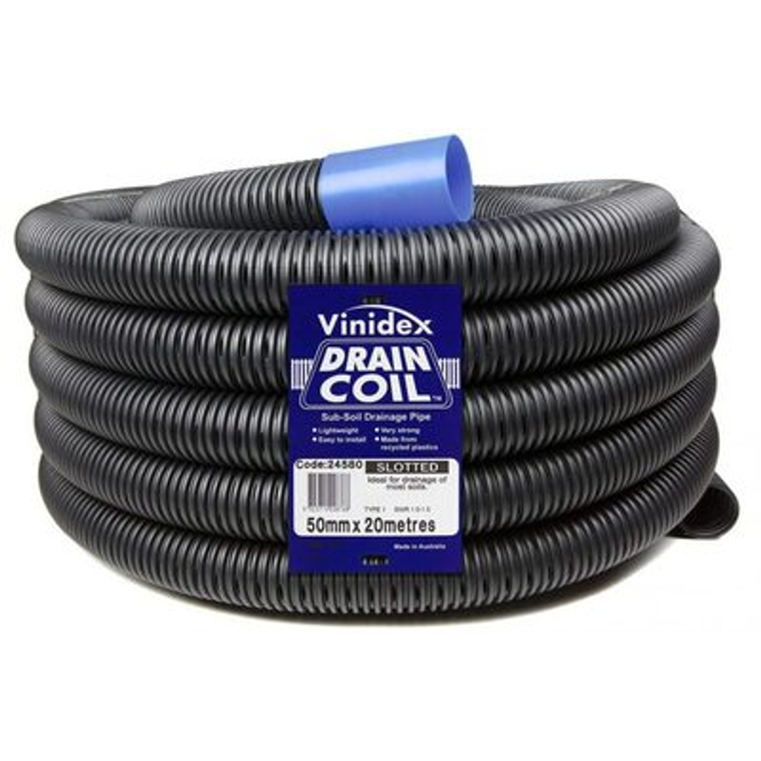 65Mm X 20Mt Corri Drain Pipe Slotted Sn8 Cl400 Coil