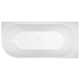 Oceano Adore 1500X730 Gloss Right Hand Corner Bath Includes White Overflow Waste Outlet