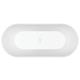 Oceano Adore 1700X750 Gloss Free-Standing Bath Includes White Overflow Waste Outlet